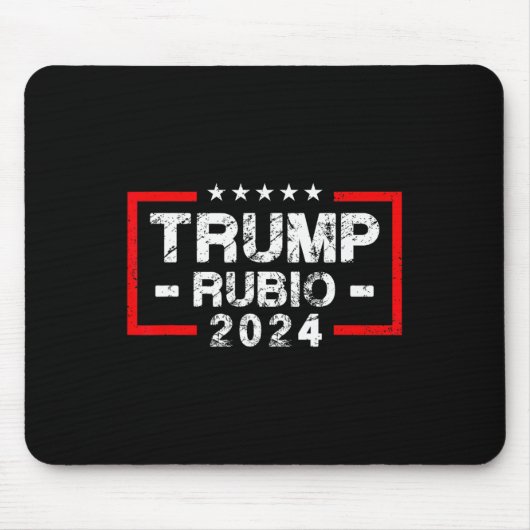 Rubio 2024米国国旗 – 大統領選2024 マウスパッド (正面)