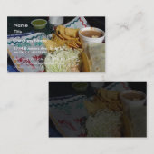 Rubiosの魚タコスの食糧メキシコ人のサルサ 名刺 (正面/裏面)