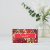 Rubyと金ゴールド 名刺 (スタンド正面)