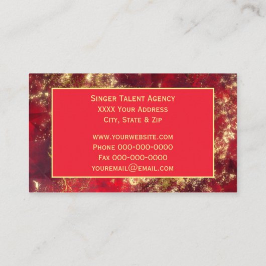 Rubyと金ゴールド 名刺 (裏面)