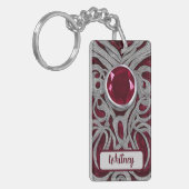 RubyとSilver インスパイア Keychain (01) キーホルダー (正面左)