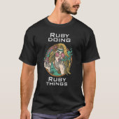 Rubyの実行 Tシャツ (正面)