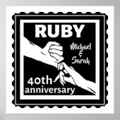 Rubyの結婚記念日が手に入る40th ポスター (正面)