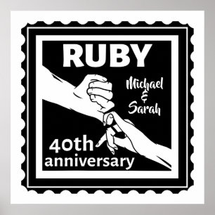 Rubyの結婚記念日が手に入る40th ポスター