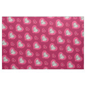 Rubyの結婚記念日のカスタム写真パターン ファブリック (ファットクウォーター)