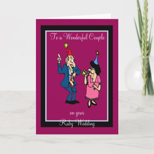 RUBYの結婚記念日の挨拶カード シーズンカード (正面)