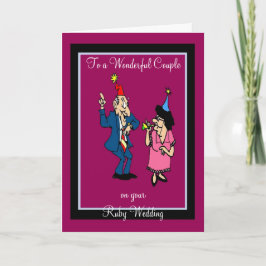 RUBYの結婚記念日の挨拶カード シーズンカード