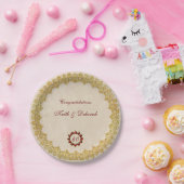 Rubyの結婚記念日デザイン ペーパープレート (パーティー)