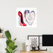 Rubyの結婚記念日ポスター、カスタマイズ可能 ポスター (ホームオフィス)