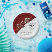 Rubyの40、52、または80周年 ペーパープレート (パーティー)