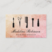 RubyのGlamor Kitツールエレガントグリッター 名刺 (正面)