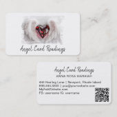 *~* RUBYアートハートエンジェルウィングAP78 QR 名刺 (正面/裏面)