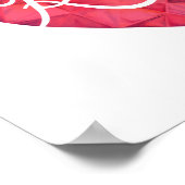 Rubyアートポスターのような情熱で輝く ポスター (角)