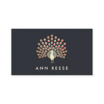 Rubyエレガント羽毛クジャクスタイリッシュデザイナー