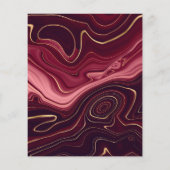 Rubyガーネットと金ゴールドストラタアガテ結婚ス チラシ (裏面)