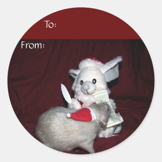 Rubyギフトステッカー ラウンドシール (正面)