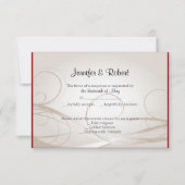 Rubyハート40th Anniversary応答カード 出欠カード (正面)