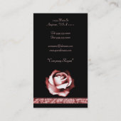 Rubyバラ名刺 名刺 (裏面)