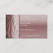 Rubyフローラ名刺 名刺 (裏面)