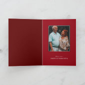 Rubyリボン40周年結婚お礼 カード (内部)