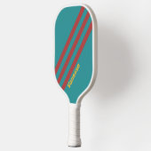 Rubyリーフストライプの名前 ピックルボールラケット (左)