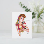 Ruby火曜日by Elizabeth Austinポストカード ポストカード (スタンド正面)