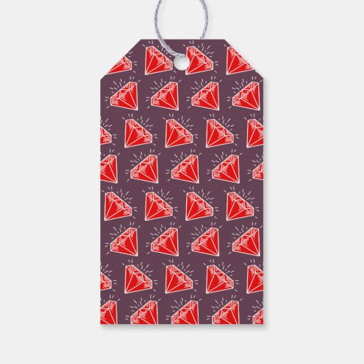 Ruby結婚の記念日パーティー感謝していギフト ギフトタグ (裏面)