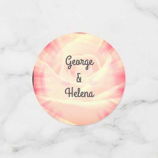 Ruby結婚の記念日表紙吹雪 コンフェッティ (スモール正面)