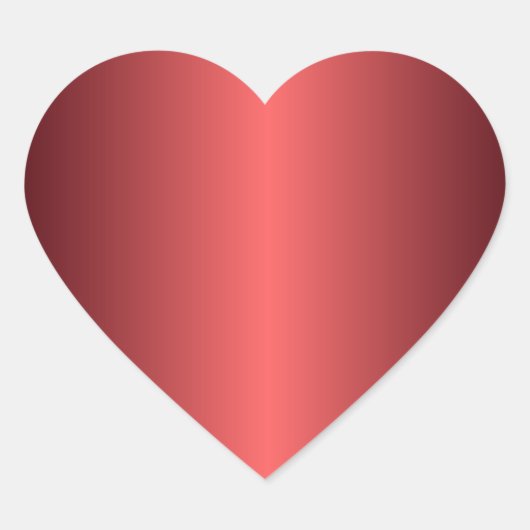 Ruby赤いハートシール ハートシール (正面)