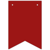 Ruby赤いハート宝石 バンティングフラッグ (第2の旗)