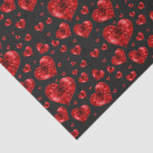 Ruby赤いハート宝石 薄葉紙 (詳細)