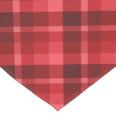 Ruby赤かわいらし格子模様ミディアムテーブルランナー ミディアムテーブルランナー (コーナー)