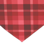 Ruby赤かわいらし格子模様ラージテーブルランナー ロングテーブルランナー (コーナー)