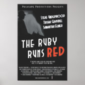 Ruby 走 Redポスター – 11x17" ポスター (正面)