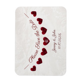 ruby 40周年の日結婚付を保存 マグネット