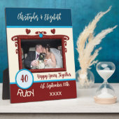 Ruby 40周年フォトブルーの名前を追加 フォトプラーク (側面)