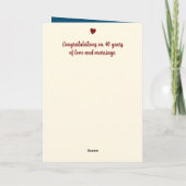 Ruby 40周年記念に写真名を青に追加 カード (裏面)