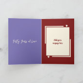 Ruby 40周年記念に写真名purpleを追加 カード (内部)