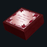 Ruby 40周年記念贈結婚与ボックス ギフトボックス<br><div class="desc">Digitalbcon Imagesデザインは、ルビーの赤いテーマを使い、様々な、形、パターン、スタイル、フォントを、「ルビーの記念日」の贈り物箱に収めています。この魅力的エレガントなデザインは、お来客様の特別な機会に合わせてカスタマイズ可能な文字レタリングで完成します。 記憶に残るイベントを、あらゆるサイズ、招待状、装飾用クッション、ボタン、磁石、バインダー、トレイ、紙ナプキン、チョコレート類のに合わせて完成させます。</div>