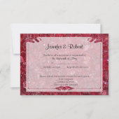 Ruby 40th Anniversary Response Card 出欠カード (正面)