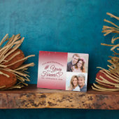 Ruby AnniversaryハートYEARS INTO FOREVER 2 Photo フォトプラーク (側面)