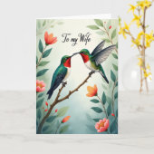 Ruby Birds Sweet Mothers Day Card カード (黄色い花)