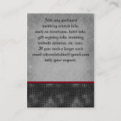 Ruby Celtic Cross Red、Black、Gray Enclosureカード エンクロージャーカード (裏面)