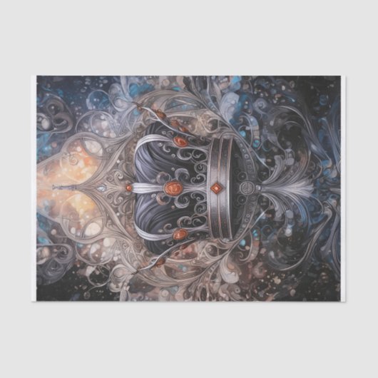 Ruby Crownきらきら光る、金ゴールドを持って来る 薄葉紙 (正面)