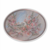 Ruby Crowned Kinglet シール (正面)