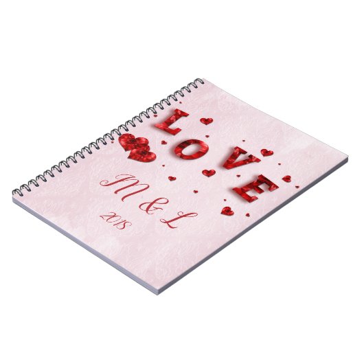 Ruby Crystal Love and Notebook ノートブック (左側)