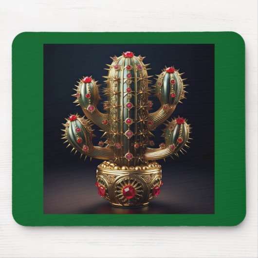Ruby Encrusted Saguaro  マウスパッド (正面)