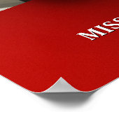 Ruby Glimmer Pageant Titleholder Door Banner ポスター (角)