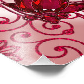 Ruby Happy 40th 結婚周年 フォトプリント (角)