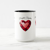 Ruby Heart Love Mug – Elegant Valentine Gift マグカップ (中央)